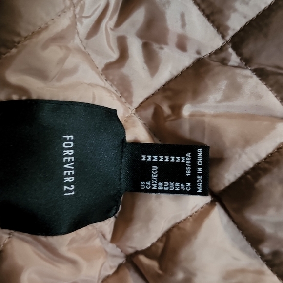 Forever 21 Womens Leopard Sherpa Fleece Sweatshirt Lined Collared Ful - Picture 4 of 5